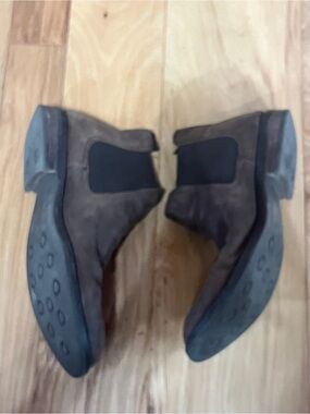 1901 Men's Brown Leather Chukka Slip-On Boots